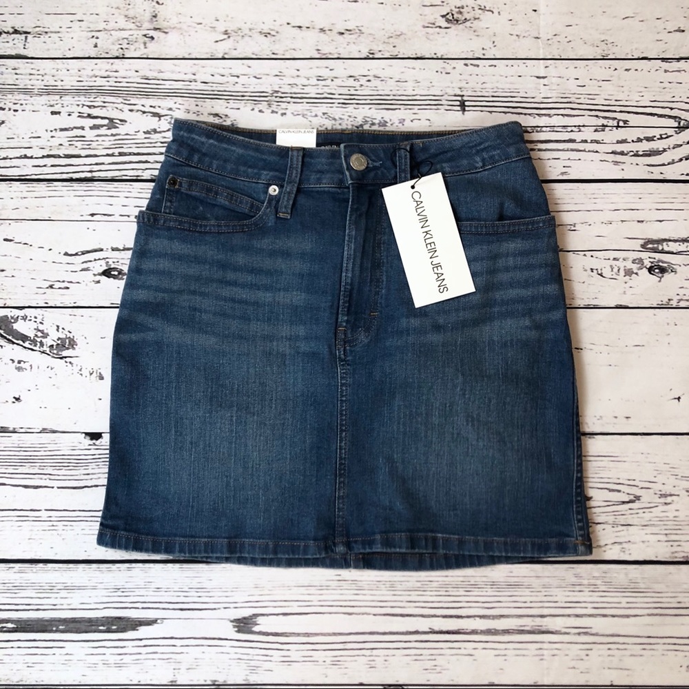Calvin Klein Jean Skirt